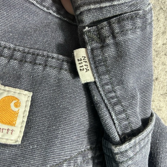 Carhartt FR Pants Men's Size 42 X 31 Blue Loose Fit Cat 2 Workwear NFPA 2112 - Picture 8 of 11